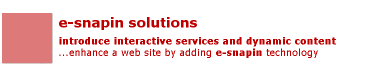 click here to find out more about e-snapin solutions...